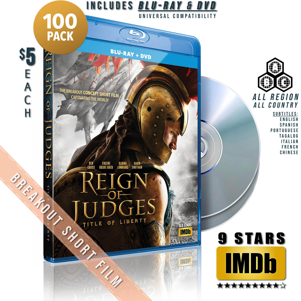 BLU-RAY + DVD (100-PACK) - NORMALLY $2,100!!!
