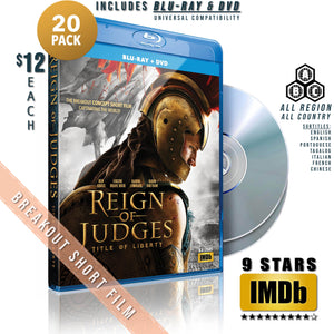 BLU-RAY + DVD (20-PACK) - NORMALLY $420!!