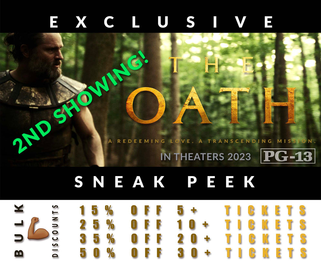 2ND SHOWING! Harkins Superstition Springs 25, MESA, AZ (Wed. Dec. 28, 8:00PM) - "THE OATH" SNEAK PEEK WITH WRITER/DIRECTOR!